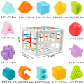 Miniatyrbillede 5 af 5: Montessori Baby Games til 12-18 måneder, Form Sorter Legetøj til 6-12 måneder Piger Drenge, Sensoriske Legetøj til