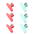 Miniatyrbillede 1 af 5: 6 Store Stærke Poseclips, 5\" Chipsposeclips, Store Mad