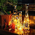 Miniatyrbilde 5 av 5: 6 Pakke 20 LED 2m Solcellelysflasker (6stk Hot), Solcelle LED Flaskelysstreng, Diamant, Solcelle Ambienc
