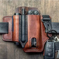 Miniatyrbild 2 av 5: Läder EDC fickorganisatör för män, fodral med pennhållare, K