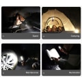 Miniatyrbillede 5 af 5: Genopladelig LED-arbejdslampe, 2 i 1 inspektionslampe med 360 grader