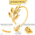 Miniatyrbillede 2 af 4: 20 stk. Guld Efterårs Servietringe Guld Servietringe Bulk Guld Blad Servietringe Blomster Servietringe Boho Servietringe Sæt med 20 - Servietringe Guld Bord