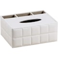 Miniatyrbild 5 av 5: 1 x PU-läder Multifunktionell Rektangulär Näsdukslådehållare a