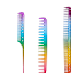 Miniatyrbilde 1 av 5: 3 stk. Fine Cutting Comb Salong Kam Rat Tail