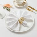 Miniatyrbilde 4 av 4: 20 Pakk Serviettringer, Gull Serviettringer Plast, Gull Serviettholdere for Jubileum Bursdag, Fester, Bryllup og Di
