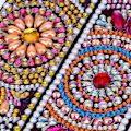 Miniatyrbillede 3 af 5: 2 stk. 5D DIY Mandala Diamantmaleri Bogmærker, Diamantbroderi Bogmærker Kit med Læder Kvast