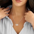 Miniatyrbilde 3 av 5: 2 Angel Number Choker Halskjede for Kvinner Menn, 000-999 Lucky Numbe