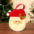 Miniatyrbilde 2 av 5: 3 stk julegave dukkepose, julegodtepose innpakningspose wit