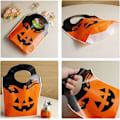 Miniatyrbillede 3 af 5: 50 stk. Halloween slikposer Halloween tote taske slikpose