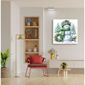 Miniatyrbild 3 av 4: Juldiamantmålning Kit för Vuxna, Snögubbe Diamantmålning Kit för Nybörjare 5D Full Drill Diamant Pärlor, Ge