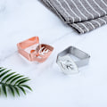 Miniatyrbillede 2 af 5: 6 Pak, Bladformet Picnic Dug Klips Udendørs Stor Robust Rustfrit Stål Dekorativ Dæk Klemme Stift til Fest