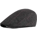 Miniatyrbilde 1 av 5: Hatt med flatbrem for menn, svart bomullskasket, avisselgerlue, Duckbi