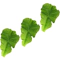 Miniatyrbilde 1 av 4: 3 stk. Kunstig grønnsak Falsk salat Kunstige salatblader Sa