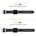 Pikkukuva 5 / 5: 3 kpl Yhteensopivat Apple Watch -rannekkeet 41 mm, 40 mm, 38 mm, S