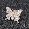 Miniatyrbillede 3 af 4: 2 stk. Rhinestones Sommerfugl Sko Klips Bryllupsfest Sko Dekoration