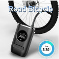 Miniatyrbillede 4 af 5: Bærbar luftkompressor, 150 PSI mini elektrisk cykelpumpe med digitalt display