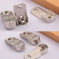 Miniatyrbilde 3 av 5: 2 stk Klesstangsbraketter, Klesstang Holder Stativ Brakett