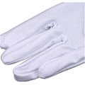 Miniatyrbillede 5 af 5: Kvinders Aftensfest Handsker 21\" Lange Sort/Hvid Satin Fingerhandsker