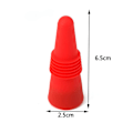 Miniatyrbillede 3 af 5: 6 stk. silikoneflaskepropper, 8 stk. flerfarvede genanvendelige W