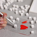 Miniatyrbild 4 av 5: 50 st Mjuka Nagelsvampar för Ombre, Nagelsvampar för Nagelkonst med Gripppenna, Ombre Nagelborste, Manikyr Nagelkonstverktyg, Professionella Tillbehör