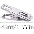 Miniatyrbillede 2 af 4: 20 stk. Rustfrit Stål Tøj Klemmer, Metal Tøj Klemmer, Små Tøj Klemmer, Multifunktionelle Tøj Klemmer, Vindtætte og