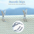 Miniatyrbild 3 av 5: 1 st Stor 11 cm Stark Metall Klädnypa för Strandstol Jätte Klädnypor Poolskydd för Båt, Kläder, Täcke