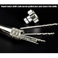 Miniatyrbild 5 av 5: Mini handborr med 10 mikro-twistborr 0,8 mm-3,0 mm