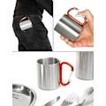 Miniatyrbild 3 av 5: Utomhusmugg - campingmugg - Kompakt och lätt, 220 ml w