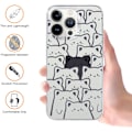 Miniatyrbild 3 av 5: 2 st fodral till Apple iPhone 13 6.1'', Transparent skyddande C