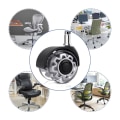 Miniatyrbild 3 av 3: Set med 5 kontorsstolsrullar, 360° rotation för hårda golv, Par