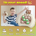 Miniatyrbild 4 av 4: 2 PACK Pussel Pop It Spelmaskin, Tryck Pops Bubblor Sensorisk Fidget