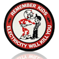 Miniatyrbillede 1 af 4: Patches til Rygsække, Hjelm, Vest | IBEW, Linjemand, Elektriker, Byggearbejde, Blå Krage Gaver