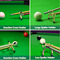 Pikkukuva 3 / 5: 3 kpl:n Snooker-pöydän tukisarja, biljardikeppisillan, Pool Snooker -pöydän ristituki, Snooker-tuki