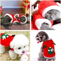 Miniatyrbillede 3 af 5: Julekostume til kæledyr, julekostume til katte, julekostume til hunde, julehundesweater til små