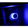 Miniatyrbillede 1 af 4: stk. Bil LED Atmosfære Lys, 5V/1A 1.5W USB Plug-in Lys Bil Dekoration Mini Indendørs og Udendørs Atmosfære Belysning til Soveværelse, Bil, Kontor, Blå