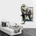 Miniatyrbillede 5 af 5: 3D Dinosaur Wall Decal - til børns soveværelse, legerum, babypleje