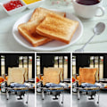 Miniatyrbilde 2 av 4: Camping Toaster for Gasskomfyr – 4-skivers Rustfritt Stål Komfyrbrødrist for Utekoking, Fotturer, BBQ og