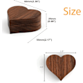 Miniatyrbillede 2 af 5: Ecrin Bague, Boite Alliance Mariage, Boîte en Bois pour Allianc