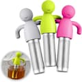 Miniatyrbillede 1 af 5: 3 stk. te-infuser til løs te, sød finmasket, te-si i rustfrit stål, tefilter, tebrygger med sødt design, te-diffuser til tekopper