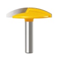 Miniatyrbillede 1 af 3: (8 mm skaft, 1-3/4\" bredde, 1,65\" radius) Horisontal overfræser, Coping bit, Lille overfræser med 8 mm skaft