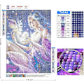 Pikkukuva 2 / 5: MH-(30x40cm)DIY 5D timanttimaalaussarjat aikuisille Violetti messut