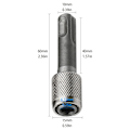 Miniatyrbild 2 av 5: 2 st 6,35 mm (1/4'') SDS Plus-adapter för chuckhammare, SDS-adapter för normal chuck, runt skaft till sexkantsskaft för slagborrmaskin