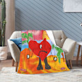 Miniatyrbillede 4 af 5: Halloween Sofa Tæppe Kast Tæppe Flannel Tæppe til Stol Sofa Couch Seng Tæppe Fit Hjem Hyggeligt