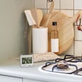 Miniatyrbillede 2 af 4: 1 stk. Hvidt Digitalt Timer & Stopur, Nedtælling op til 99 Minutter/59 Sekunder, Hukommelsesfunktion, Store Tal, Magnet/Stativ