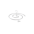 Miniatyrbild 2 av 5: Spiralformade täckeshängare 2-pack, utrymmesbesparande filthängare