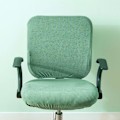 Miniatyrbild 4 av 4: Elastiskt kontorsstolsöverdrag stolsöverdrag skrivbordsstolsdyna skyddande överdrag lämplig för dator Green