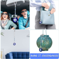 Miniatyrbilde 3 av 5: Onde øye bilhengende ornament blå onde øye sjarm for bakspeil M