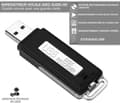 Miniatyrbillede 2 af 5: USB Digital Diktafon - 8GB Mini Bærbar Diktafon - Ideel Lydoptager til