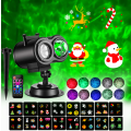 Miniatyrbilde 1 av 5: Julelys LED-projektorlampe, 16 dager juleprojektorlys