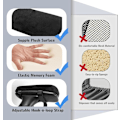 Miniatyrbilde 4 av 5: Armleneputer, Albueputer for kontorstol, Armleneputer i memory foam, Ergonomiske armleneputer, for lindring av albuer og underarmer